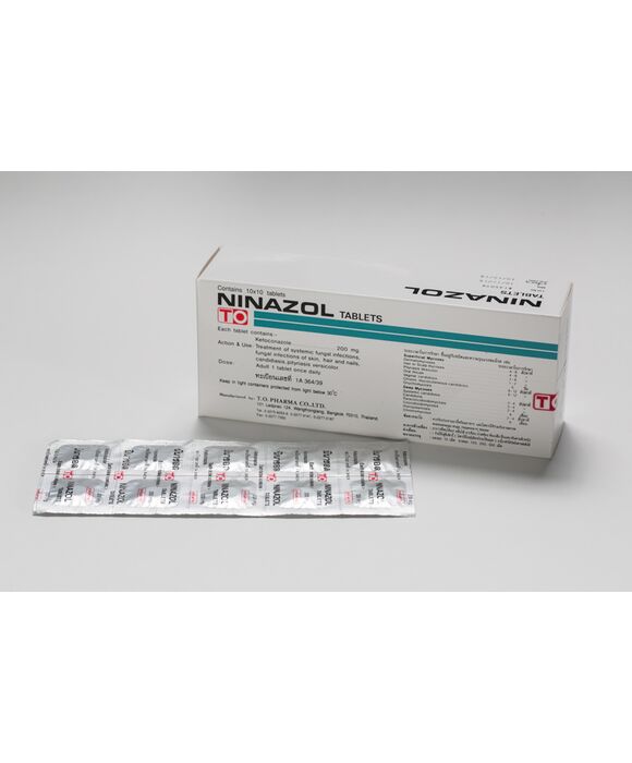 ニナゾールNINAZOL TABLETS (Ketoconazole 200mg) 10錠×10シート×2箱:個人輸入代行Yokohama Media