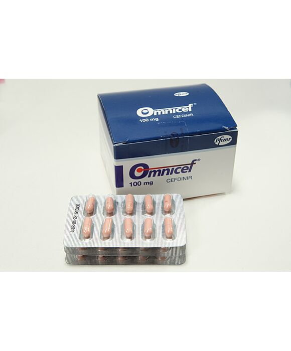 オムニセフ (セフジニル 100mg) OMNICEF (CEFDINIR 100mg) 100カプセル入り:個人輸入代行Yokohama Media