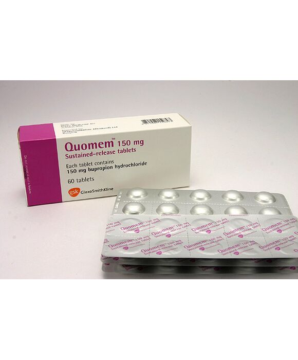 クオメム QUOMEM150mg (Bupropion HCL 150mg)  60錠×:個人輸入代行Yokohama Media