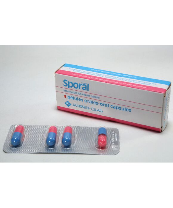 SPORAL (itraconazole 100mg )４カプセル:個人輸入代行Yokohama Media