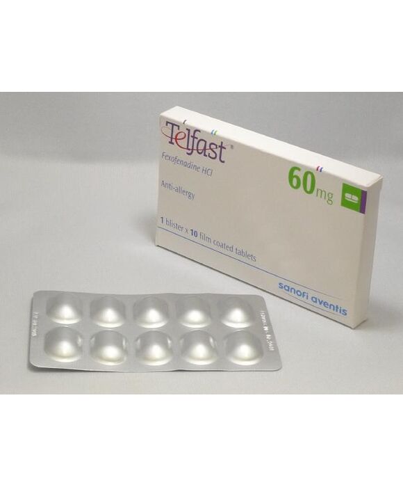 TELFAST テルファースト(Fexofenadine HCL 60mg)１０錠2箱:個人輸入代行Yokohama Media