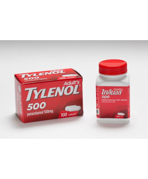 TYLENOL 500mg 100錠入り1ボトル:個人輸入代行Yokohama Media
