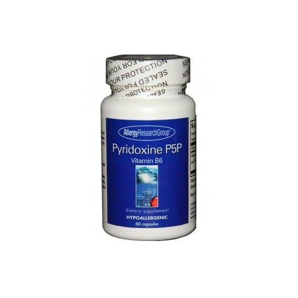ピリドキシン（Pyridoxine） P5PビタミンB-6 60ベジタリアンカプセル