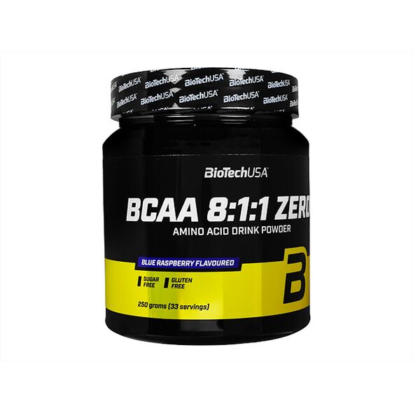 BCAA8:1:1ゼロ・ブルーラズベリー味33回分(BioTechUSA) 1本