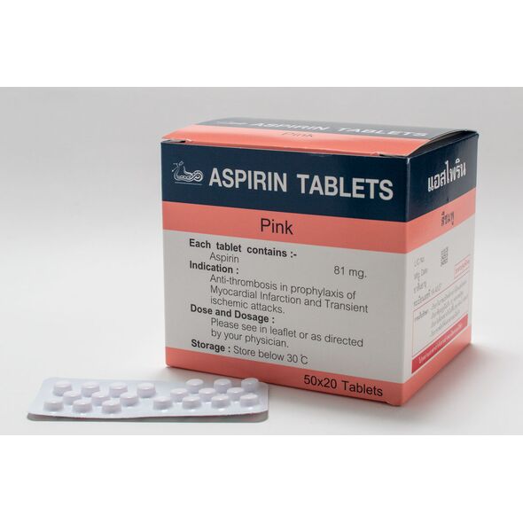 アスピリンASPIRIN 81mg10錠×2シート