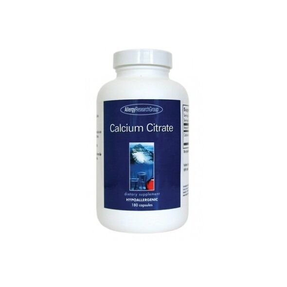 アレルギーリサーチグループ Allergy Research Group カルシウム 180カプセル(Calcium Citrate 180 Vegetarian Caps)
