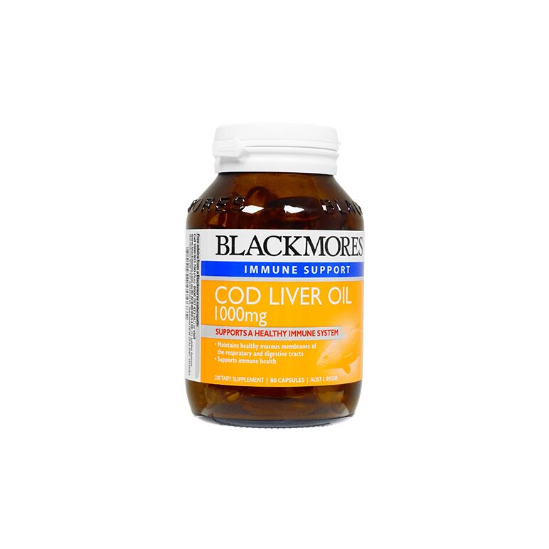 コッドリバーオイル1000mg80錠(Blackmores)  1本:個人輸入代行Yokohama Media