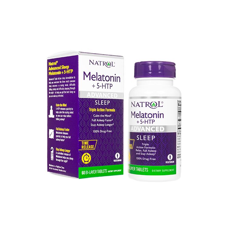 メラトニンプラス5HTPアドバンスト60錠(Natrol)  1本:個人輸入代行Yokohama Media
