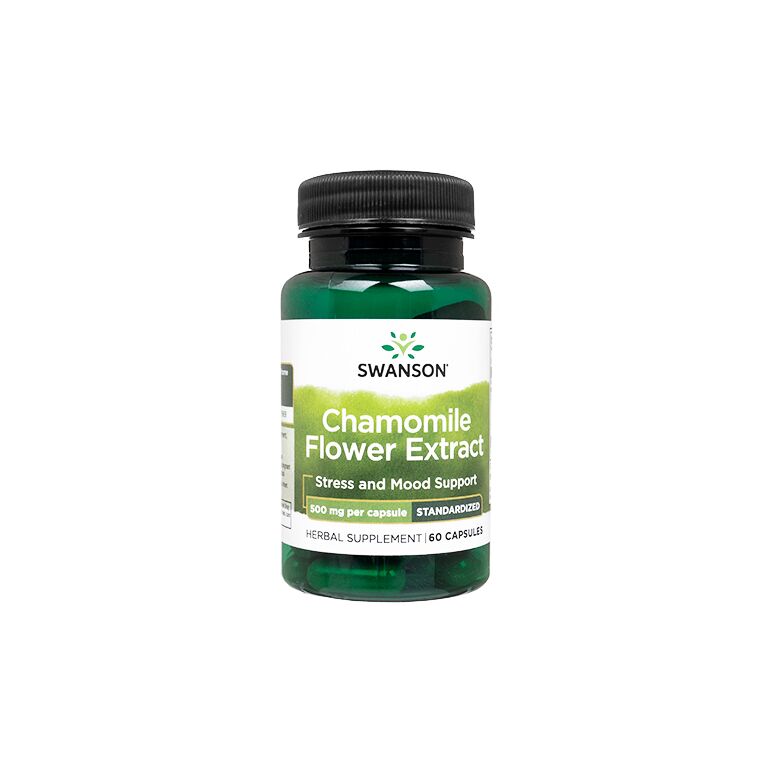 カモミールフラワーエクストラクト500mg60錠(Swanson)  1本:個人輸入代行Yokohama Media