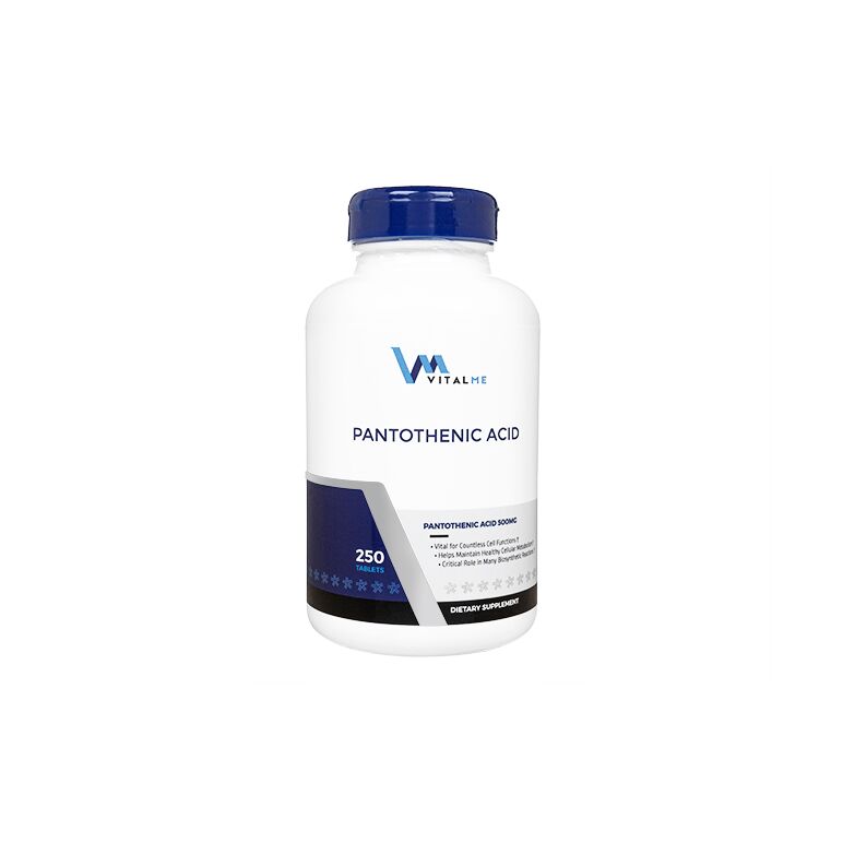 パントテン酸500mg250錠(バイタルミー)  1本:個人輸入代行Yokohama Media