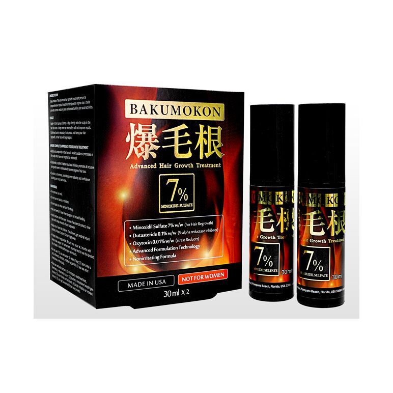 爆毛根ローション[7%]30ml2本:個人輸入代行Yokohama Media