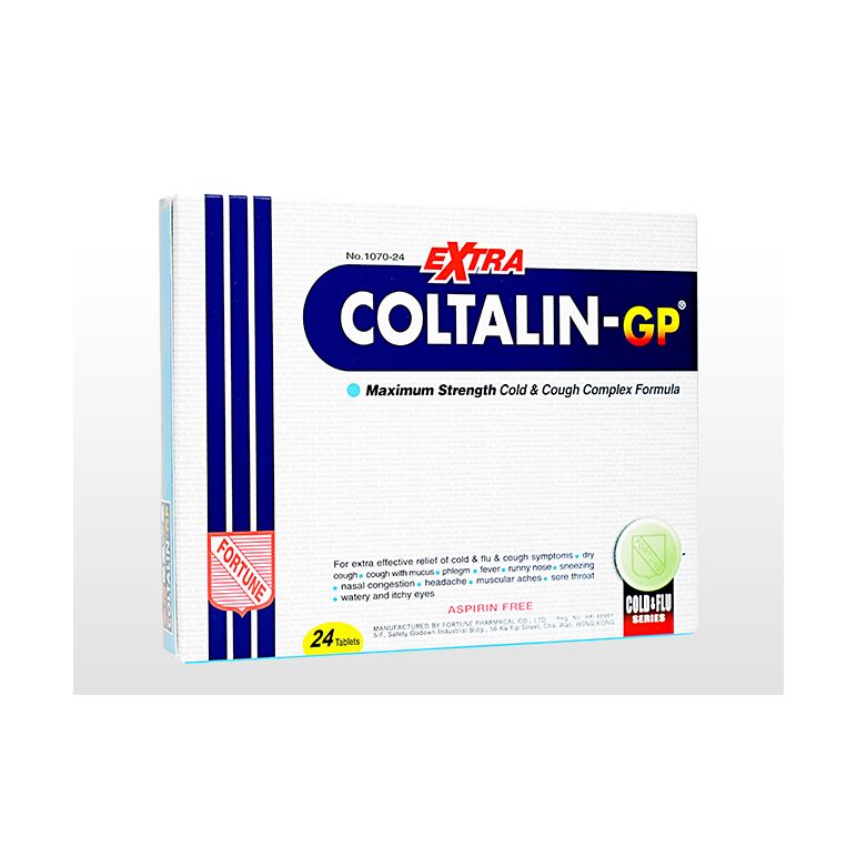 特強幸福傷風咳素-GP(COLTALIN-GP-EXTRA)24錠 :個人輸入代行Yokohama Media