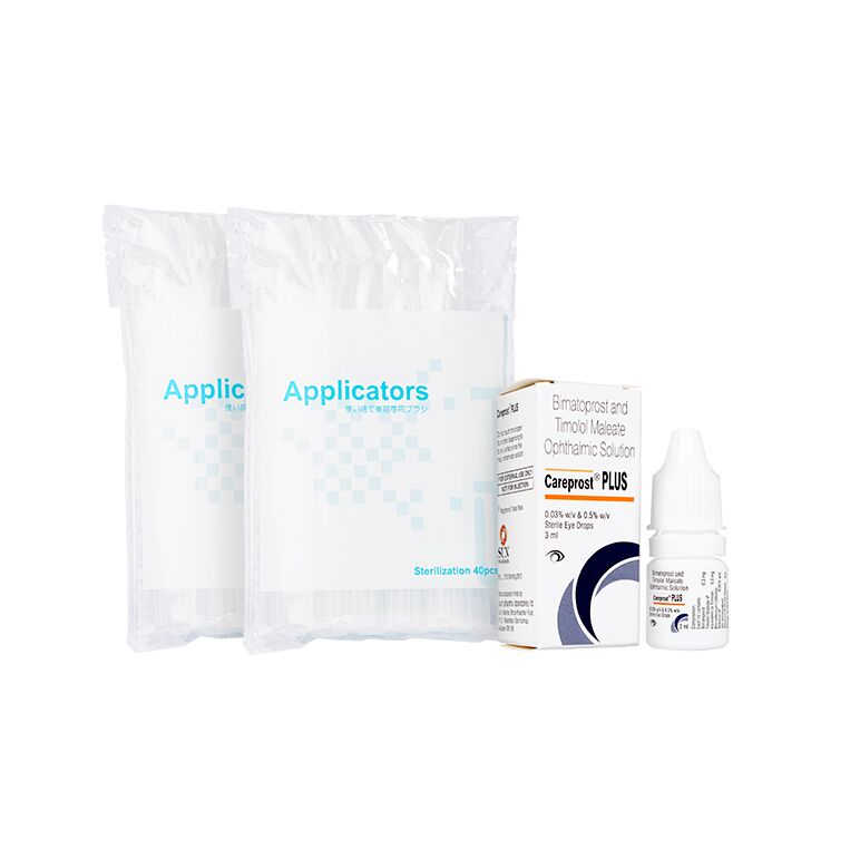 CareprostPlus3ml 1本+まつ毛用アプリケータ2袋:個人輸入代行Yokohama Media