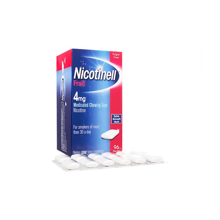 ニコチネル薬用チューイングガム4mg(フルーツ)96個:個人輸入代行Yokohama Media
