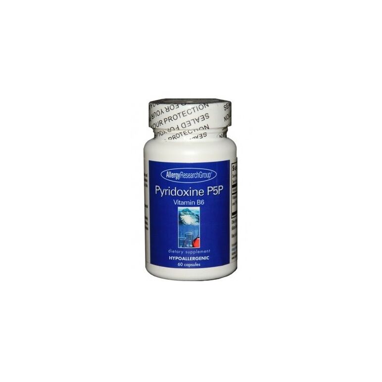 ピリドキシン（Pyridoxine） P5PビタミンB-6 60ベジタリアンカプセル:個人輸入代行Yokohama Media