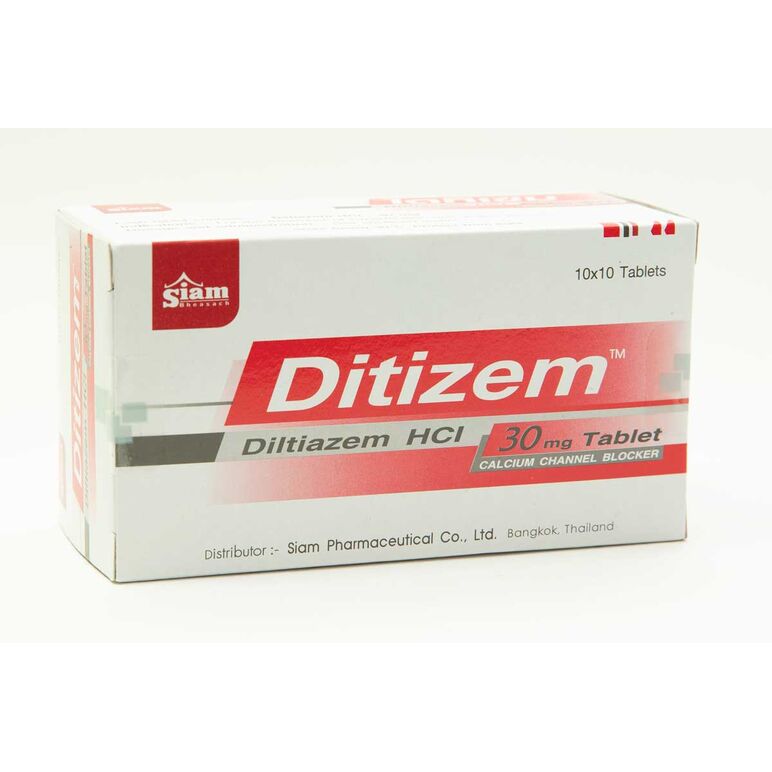 ジチゼム Ditizem(ジルチアゼム)30mg100錠:個人輸入代行Yokohama Media