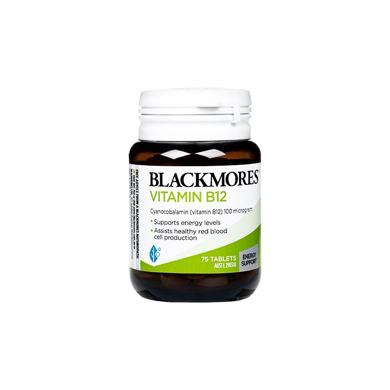 ビタミンB12_100mcg75錠(Blackmores) 1本:個人輸入代行Yokohama Media