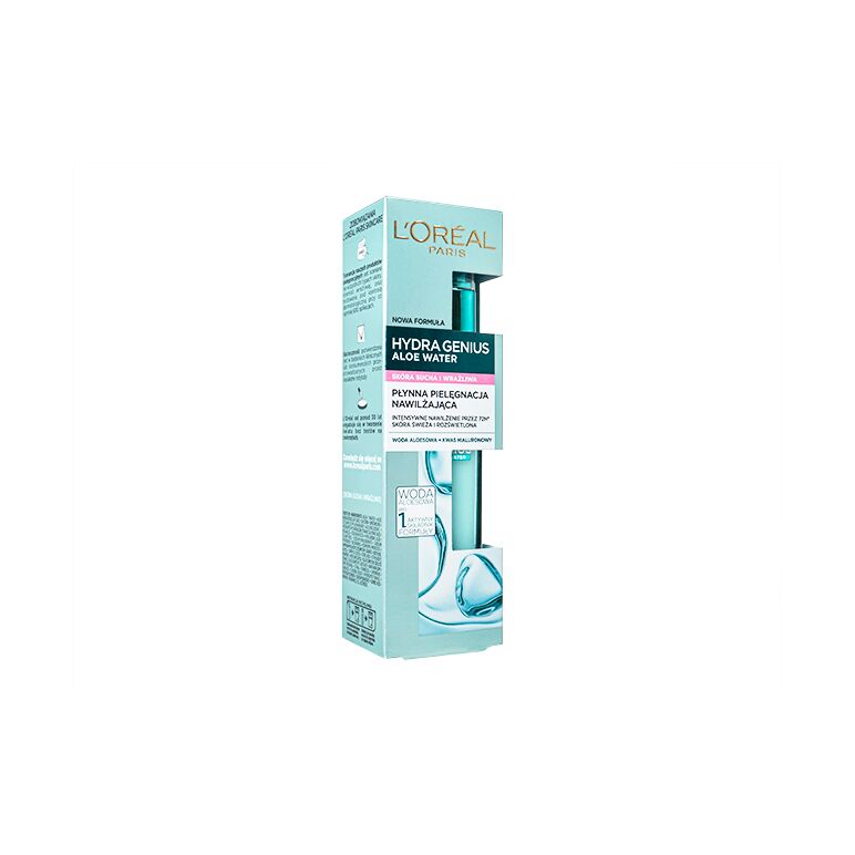 (Loreal)ハイドラジーニアス・アロエウォーター(ドライ&センシティブスキン)70ml 1本:個人輸入代行Yokohama Media