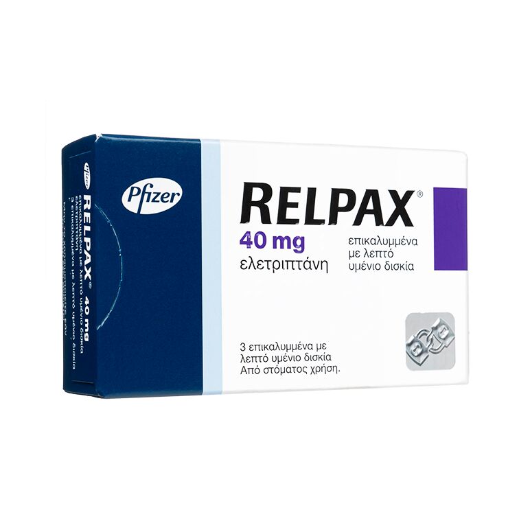レルパックス40mg3錠 1箱:個人輸入代行Yokohama Media