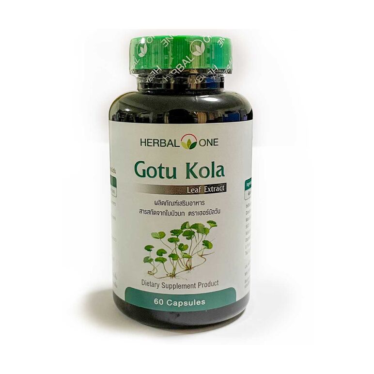 Herbal One Gotu Kola ハーバルワン ゴツコラ (ツボクサ) 60カプセル:個人輸入代行Yokohama Media