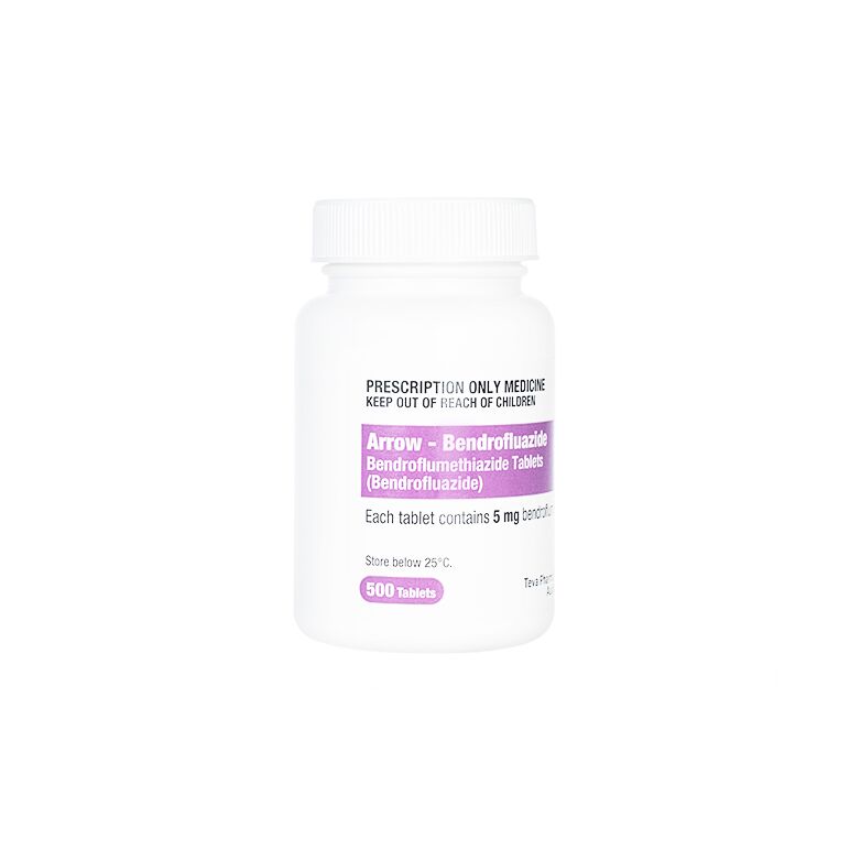 ベンドロフルアザイド5mg500錠 1本:個人輸入代行Yokohama Media