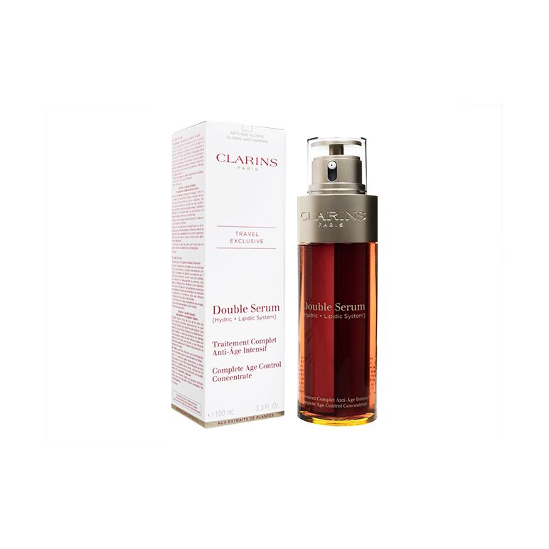 (Clarins)ダブルセラム・コンプリートエイジコントロールコンセントレイト100ml  1本:個人輸入代行Yokohama Media