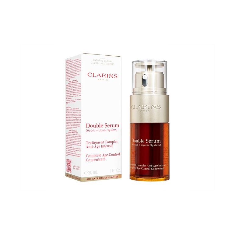 (Clarins)ダブルセラム・コンプリートエイジコントロールコンセントレイト30ml 1本:個人輸入代行Yokohama Media
