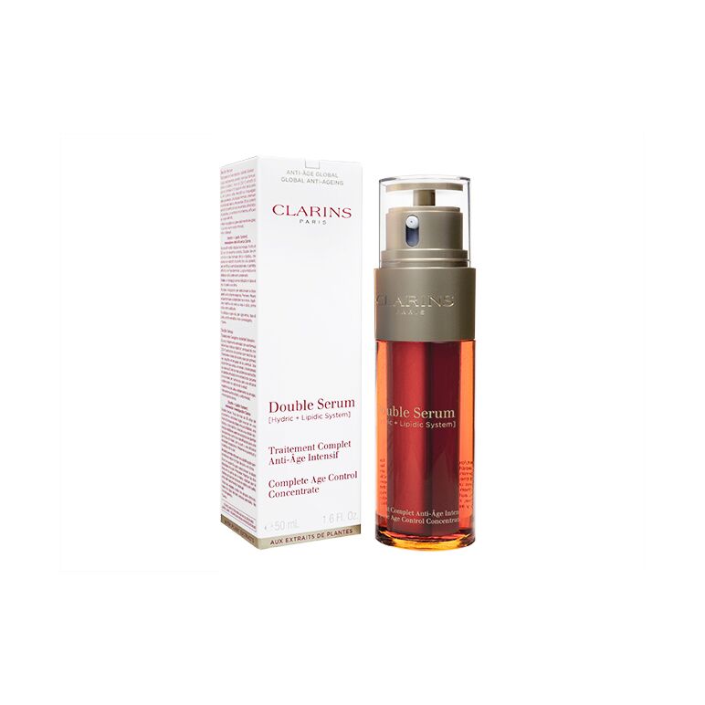 (Clarins)ダブルセラム・コンプリートエイジコントロールコンセントレイト50ml 1本:個人輸入代行Yokohama Media