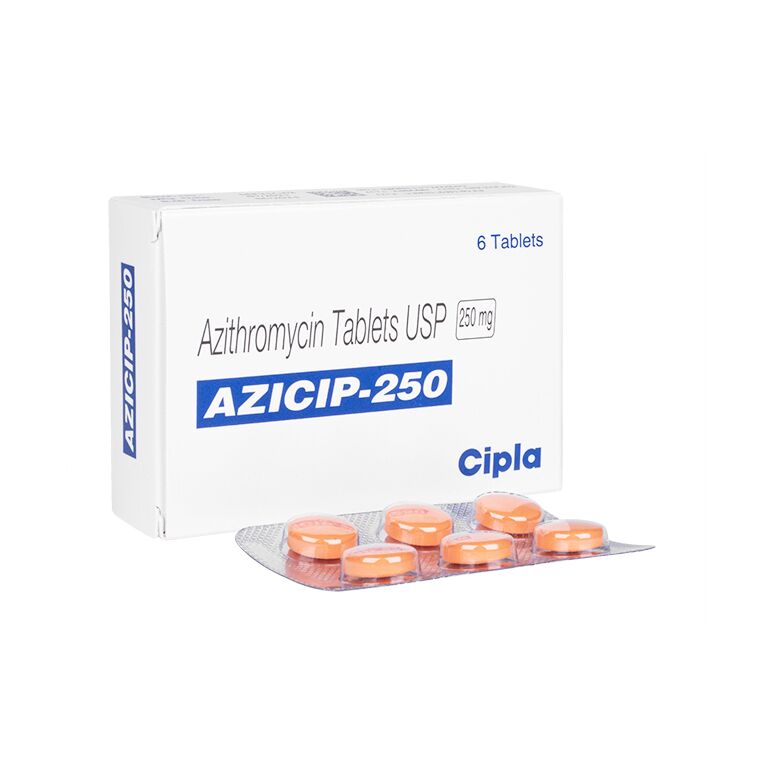 (Cipla)アジシップ250mg6錠 1箱:個人輸入代行Yokohama Media