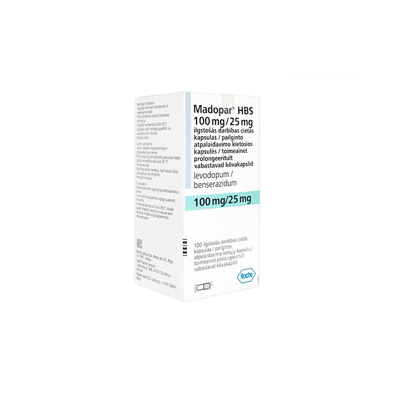 マドパーHBS100mg/25mg100錠 1箱:個人輸入代行Yokohama Media