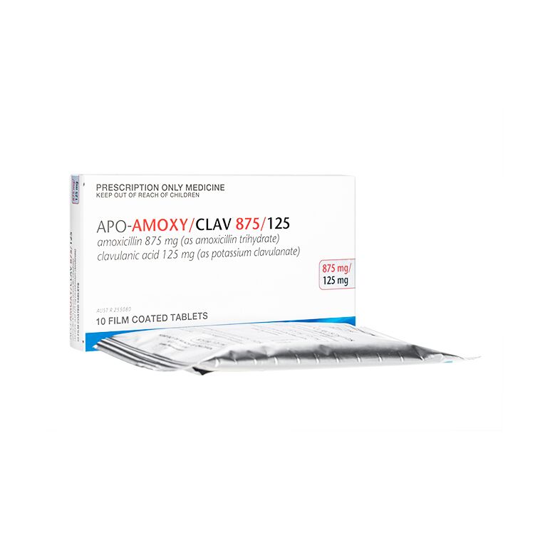 APO-アモキシ_クラブ(875mg+125mg)10錠 1箱:個人輸入代行Yokohama Media