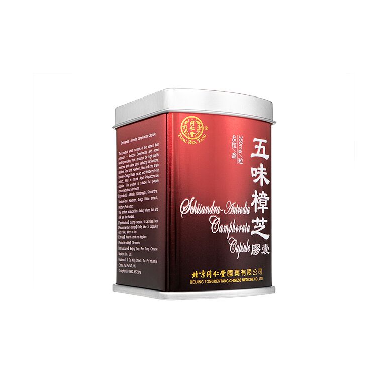 五味樟芝膠?350mg48錠(北京同仁堂) 1本:個人輸入代行Yokohama Media