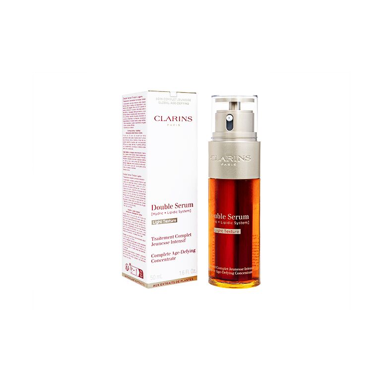 (Clarins)ダブルセラム(ライトテクスチャー)50ml 1本:個人輸入代行Yokohama Media