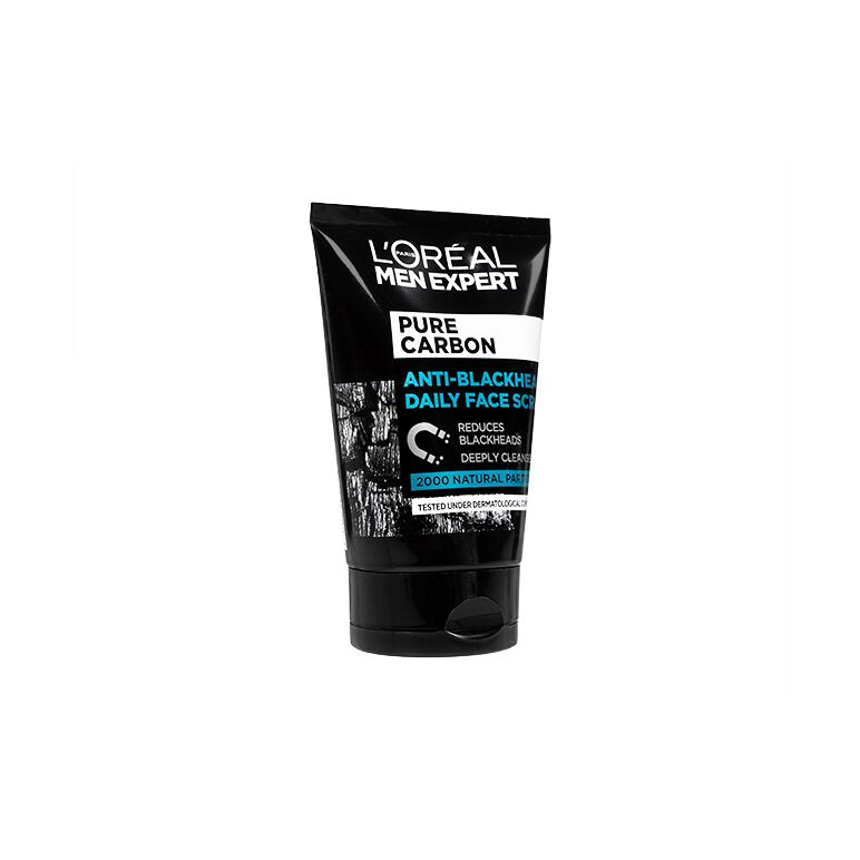 (Loreal)メンエキスパートピュアカーボンアンチブラックヘッドデイリーフェイススクラブ100ml 1本:個人輸入代行Yokohama Media
