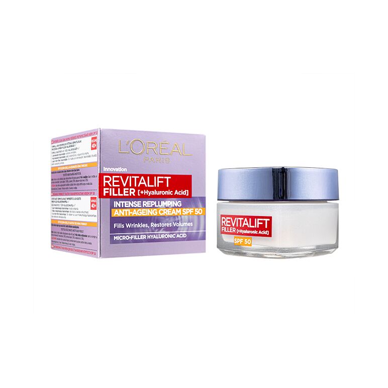 (Loreal)リバイタリフトフィラー・インテンスリプランピングアンチエイジングクリームSPF50_50ml 1本:個人輸入代行Yokohama Media
