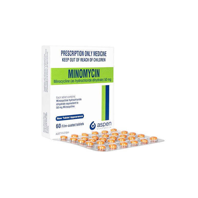ミノマイシン50mg60錠 1箱:個人輸入代行Yokohama Media