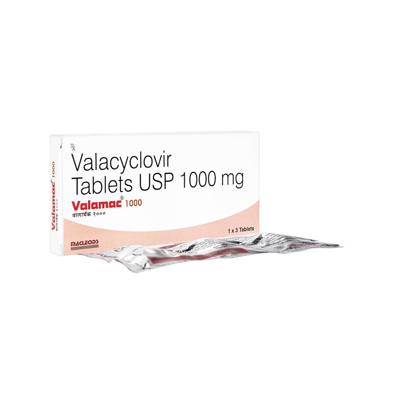 バラマック1000mg3錠 1箱:個人輸入代行Yokohama Media