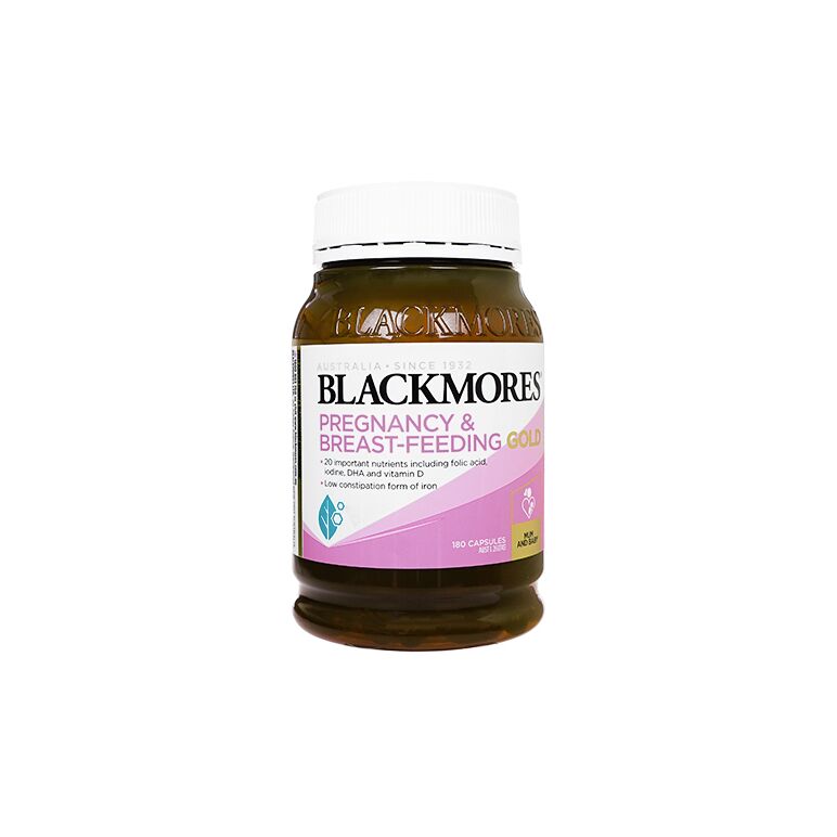 プレグナンシー&ブレストフィーディング・ゴールド180錠(Blackmores) 1本:個人輸入代行Yokohama Media