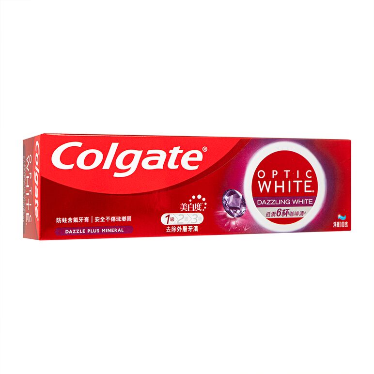 (Colgate)オプティックホワイトダズリングホワイト100g 1箱:個人輸入代行Yokohama Media