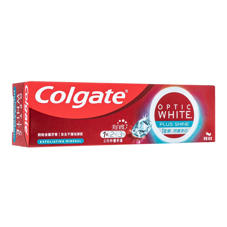 (Colgate)オプティックホワイトプラスシャイン100g 1箱:個人輸入代行Yokohama Media