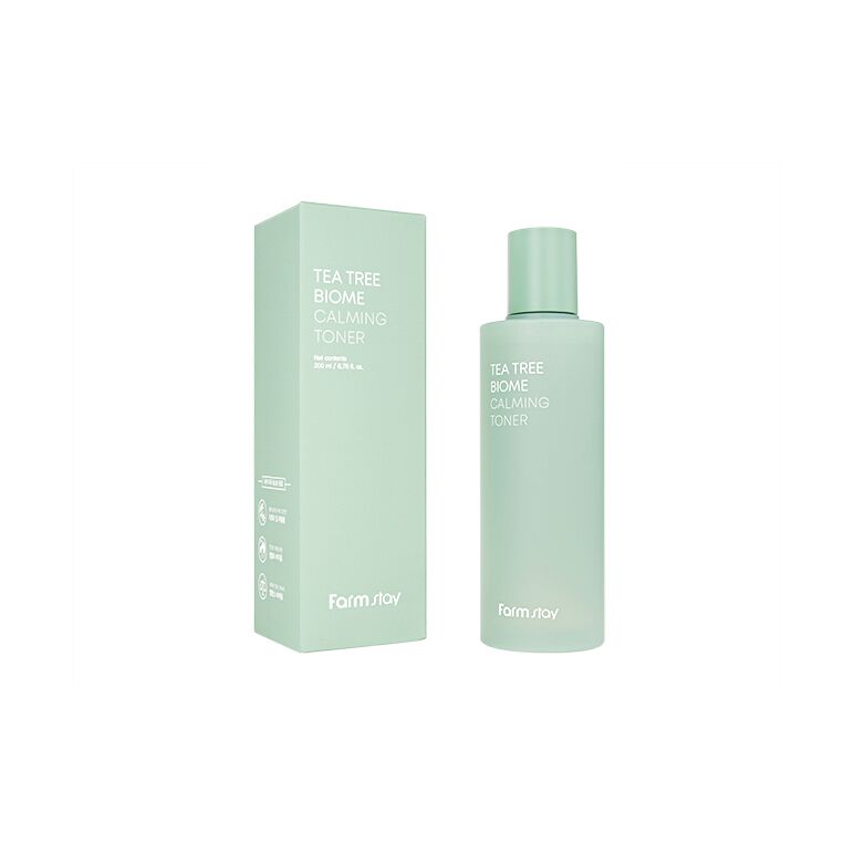 (Farmstay)ティーツリーバイオームカーミングトナー200ml 1本:個人輸入代行Yokohama Media