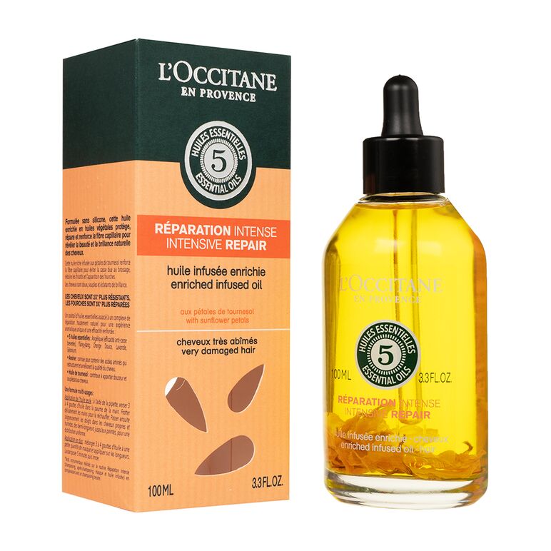 (Loccitane)インテンシブリペアエンリッチドインフューズドオイル100ml 1本:個人輸入代行Yokohama Media
