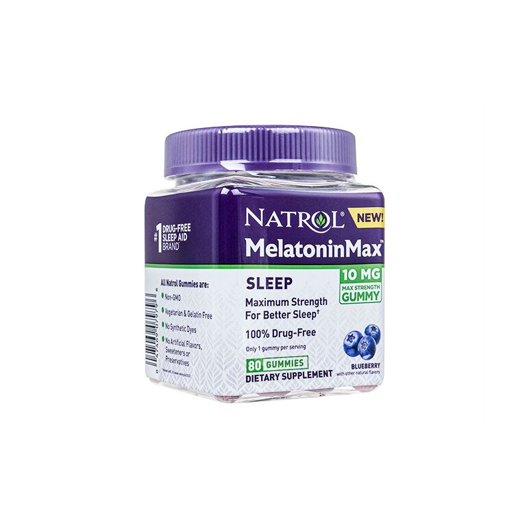 メラトニンマックス10mg80粒(Natrol) 1本:個人輸入代行Yokohama Media