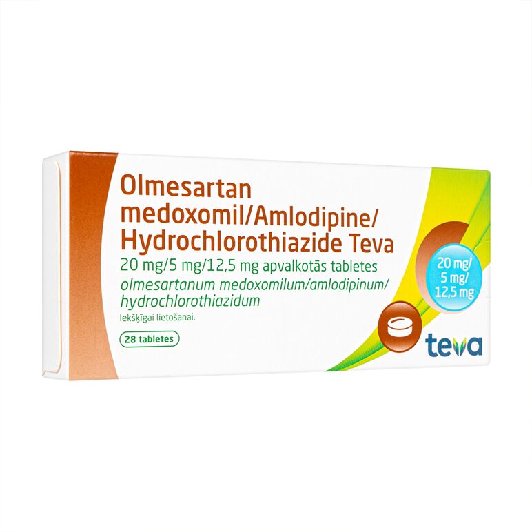 オルメサルタンメドキソミル/アムロジピン/ヒドロクロロチアジド[20mg+5mg+12.5mg]28錠 1箱:個人輸入代行Yokohama Media