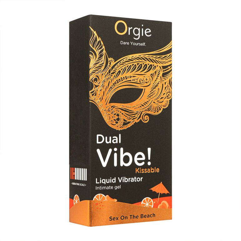 (Orgie)デュアルバイブ!キサブルリキッドバイブレーターインティメイトジェル(セックスオンザビーチ)15ml 1箱:個人輸入代行Yokohama Media