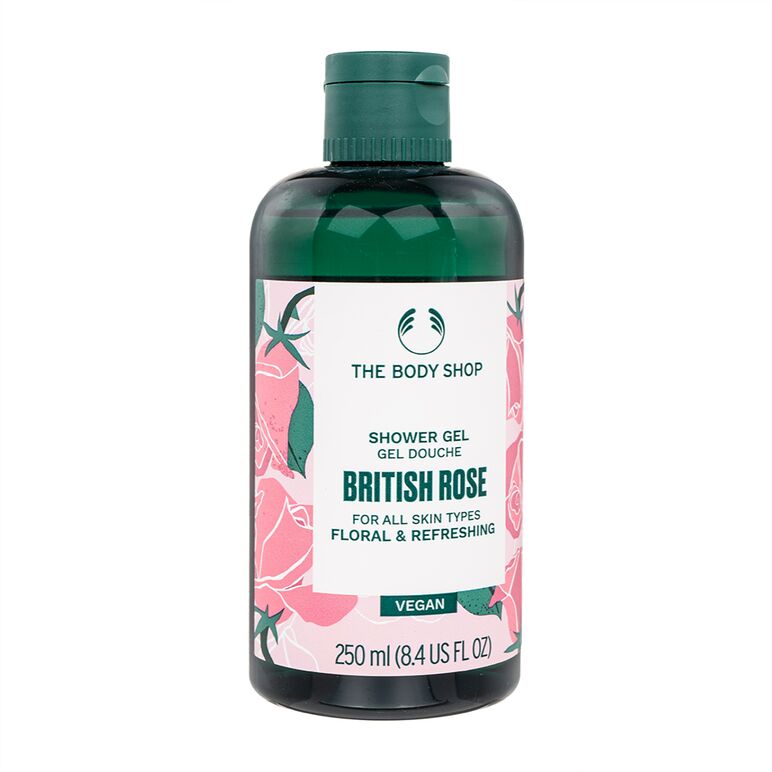 (TheBodyShop)ブリティッシュローズシャワージェル250ml 1本:個人輸入代行Yokohama Media