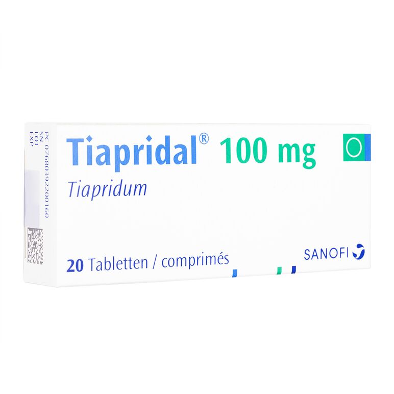 チアプリダール100mg20錠 1箱:個人輸入代行Yokohama Media