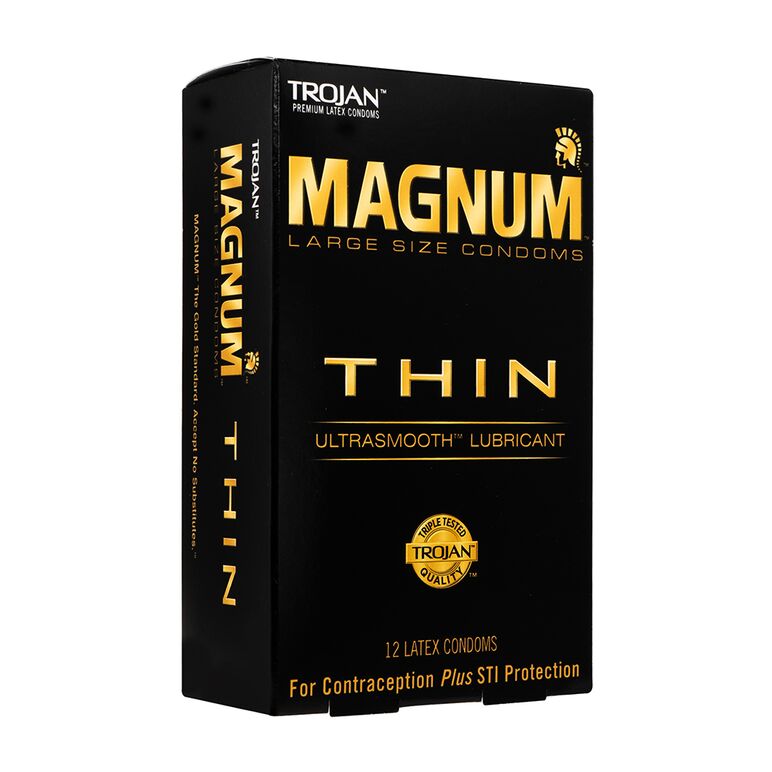 (Trojan)マグナムラージサイズコンドーム(シン)12個 1箱:個人輸入代行Yokohama Media