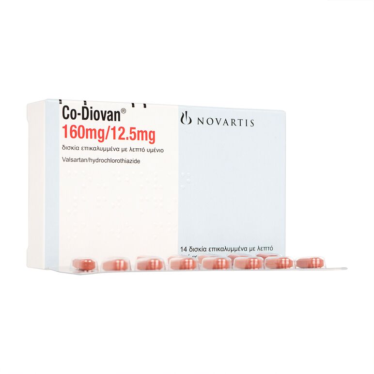 コディオバン[160mg+12.5mg]14錠 1箱:個人輸入代行Yokohama Media