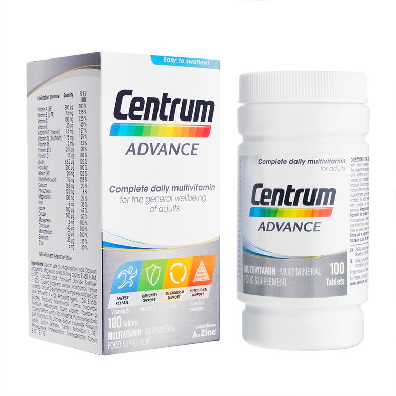 アドバンス100錠(Centrum) 1本:個人輸入代行Yokohama Media